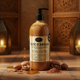Argan paste liquid soap dramatic editorial Moroccan