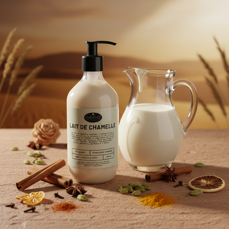 Camel milk liquid soap with milk and spices premium