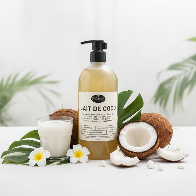 Coconut milk liquid soap premium