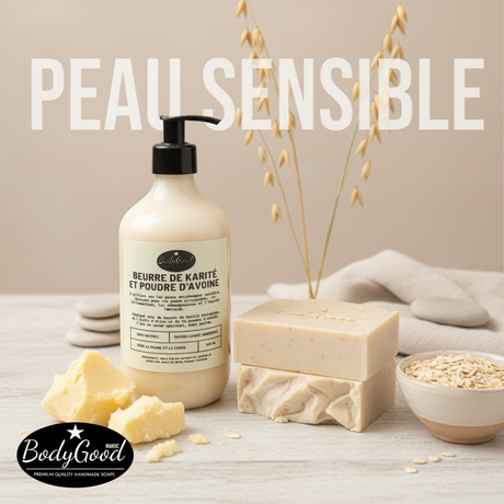 Shea butter oatmeal liquid soap premium