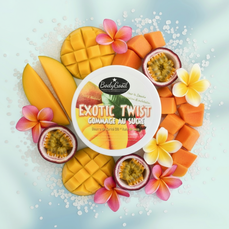 Sugar Scrub Exotic Twist - matching product size