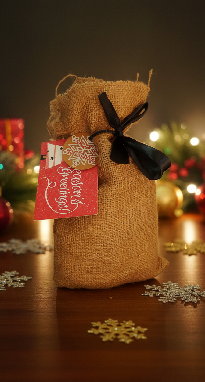 Upgraded Mystery Holiday Bag with Black Ribbon