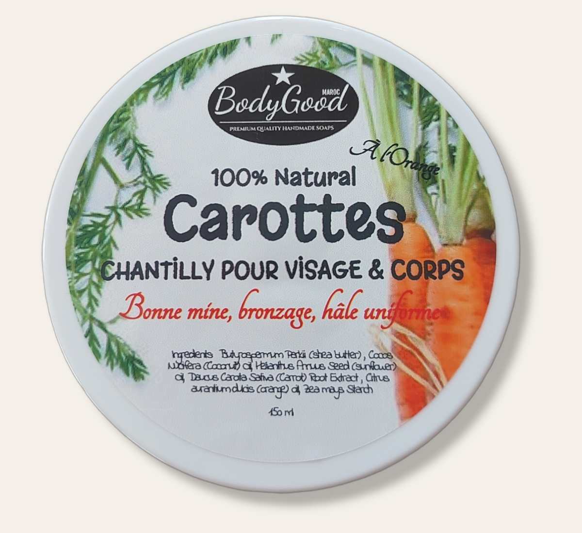 Carrot Oil Hydrating Butter BodyGood Maroc