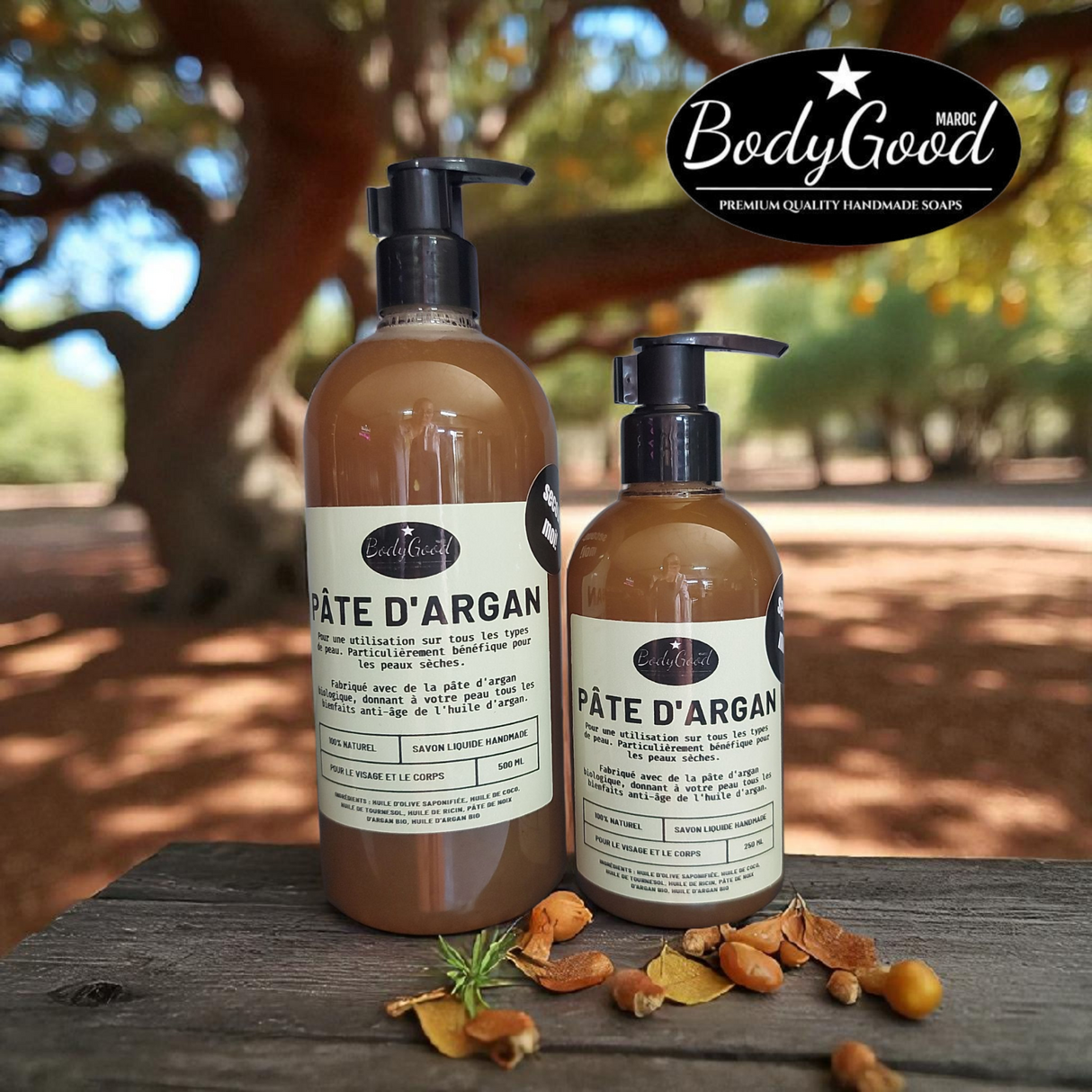 Savon Liquide à la Pâte d'Argan