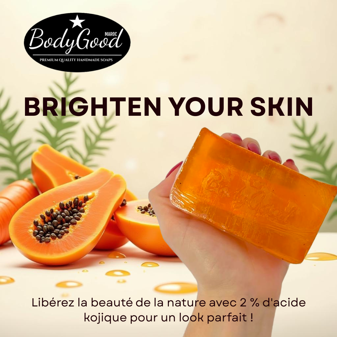 Masque au Savon à la papaye et à l'acide kojique