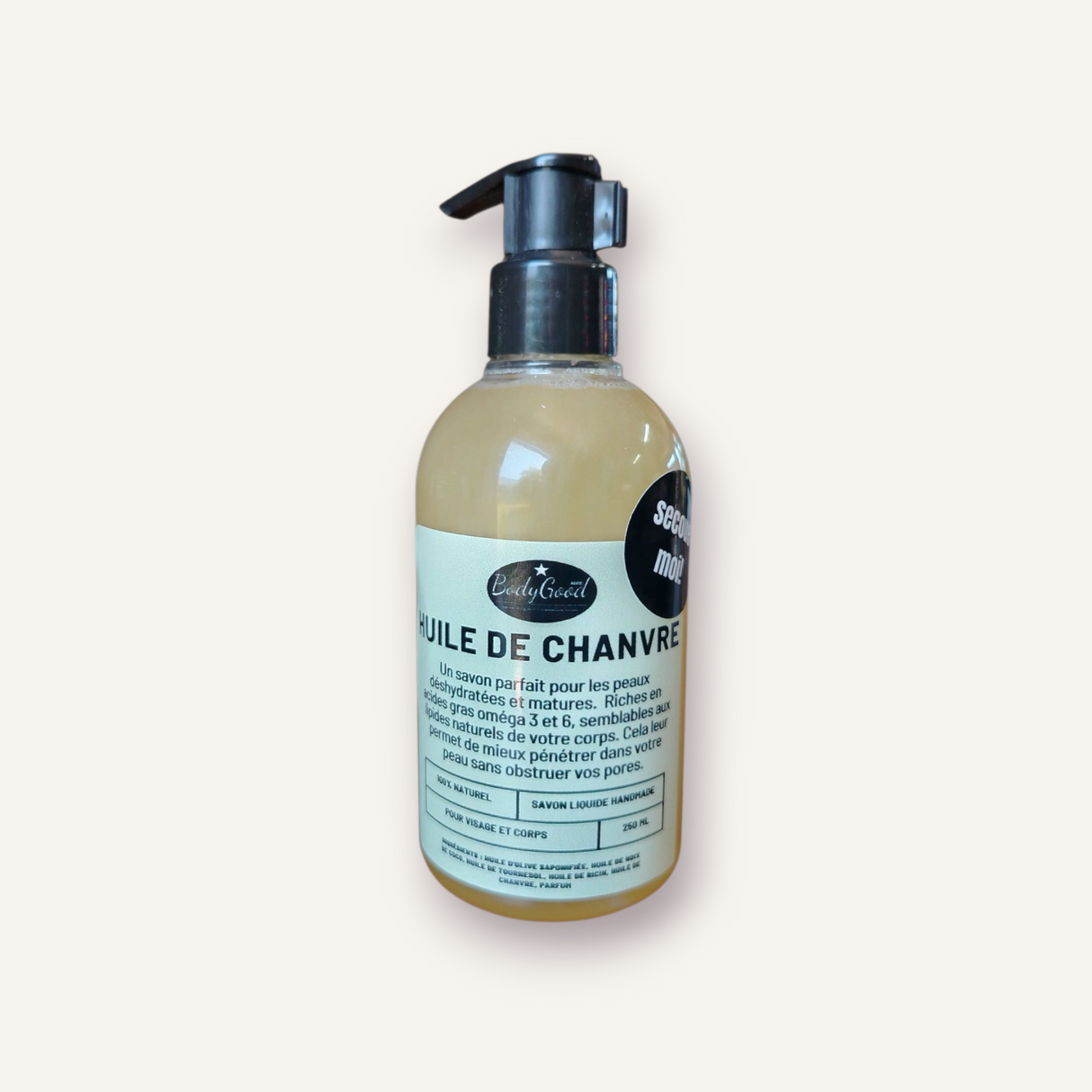 Savon liquide au chanvre