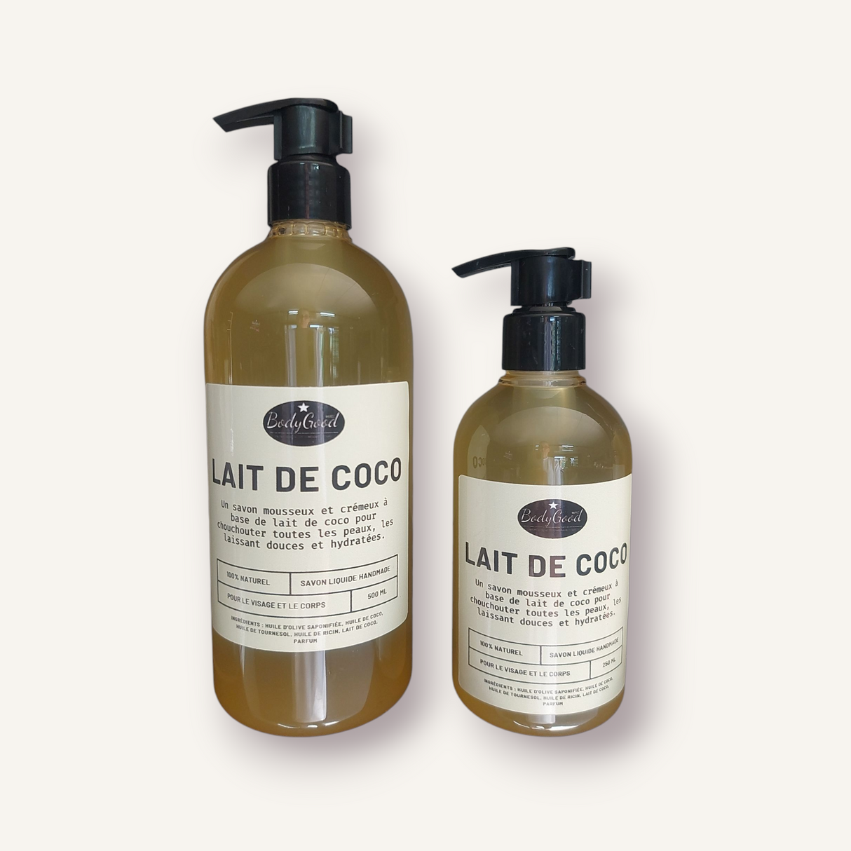 Savon liquide au lait de coco