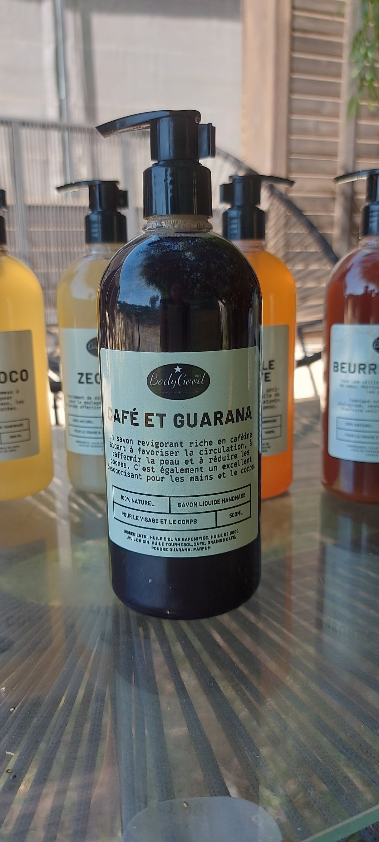 Coffee Guarana liquid soap 500ml