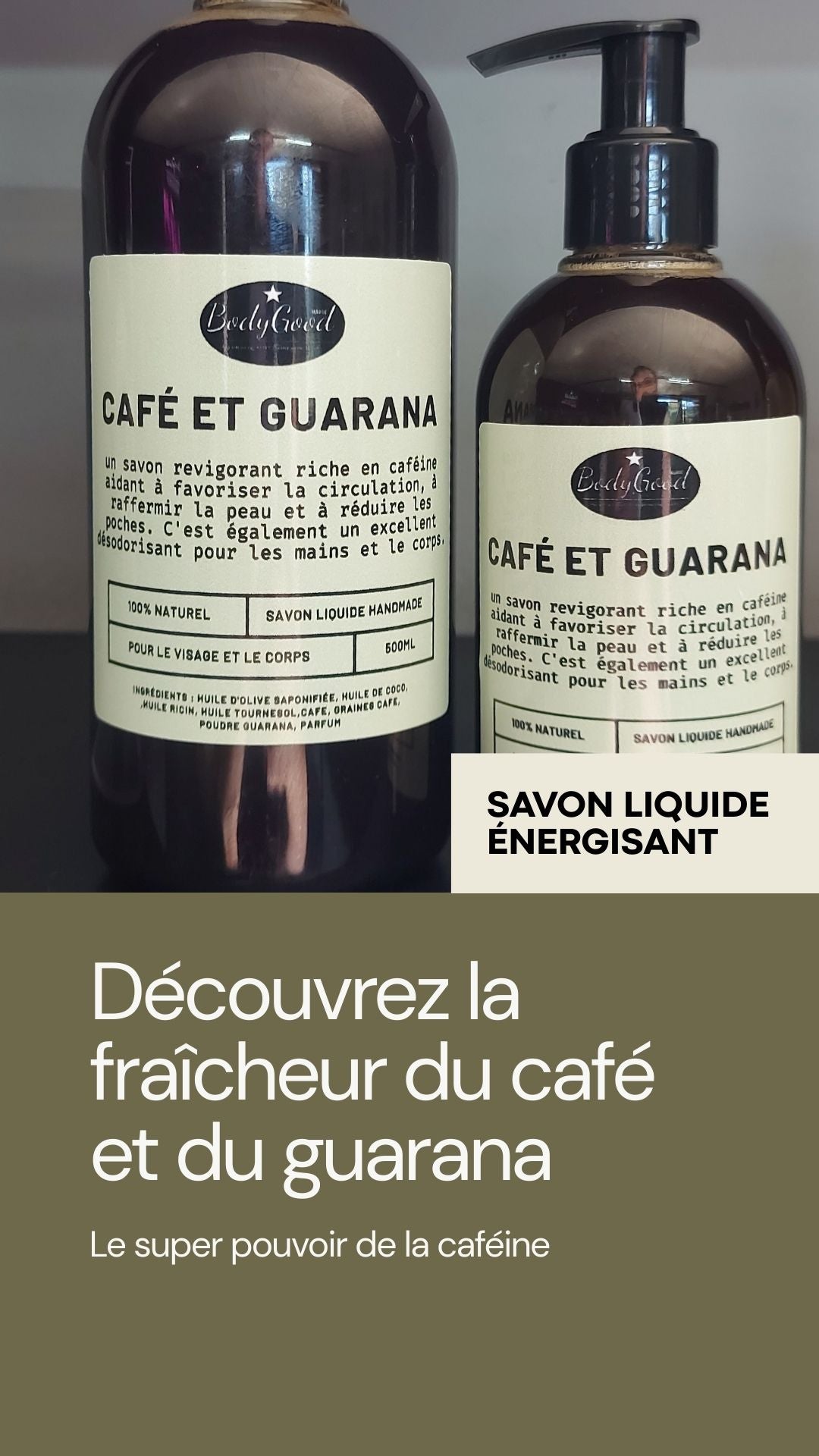 Coffee & Guarana Liquid Soap