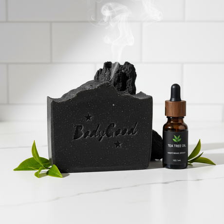 Upgraded Activated Charcoal and Tea Tree Soap Product Photo