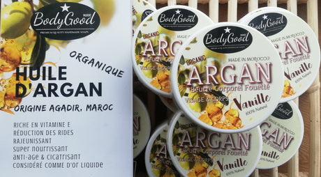 Beurre hydratant à l'huile d'argan
