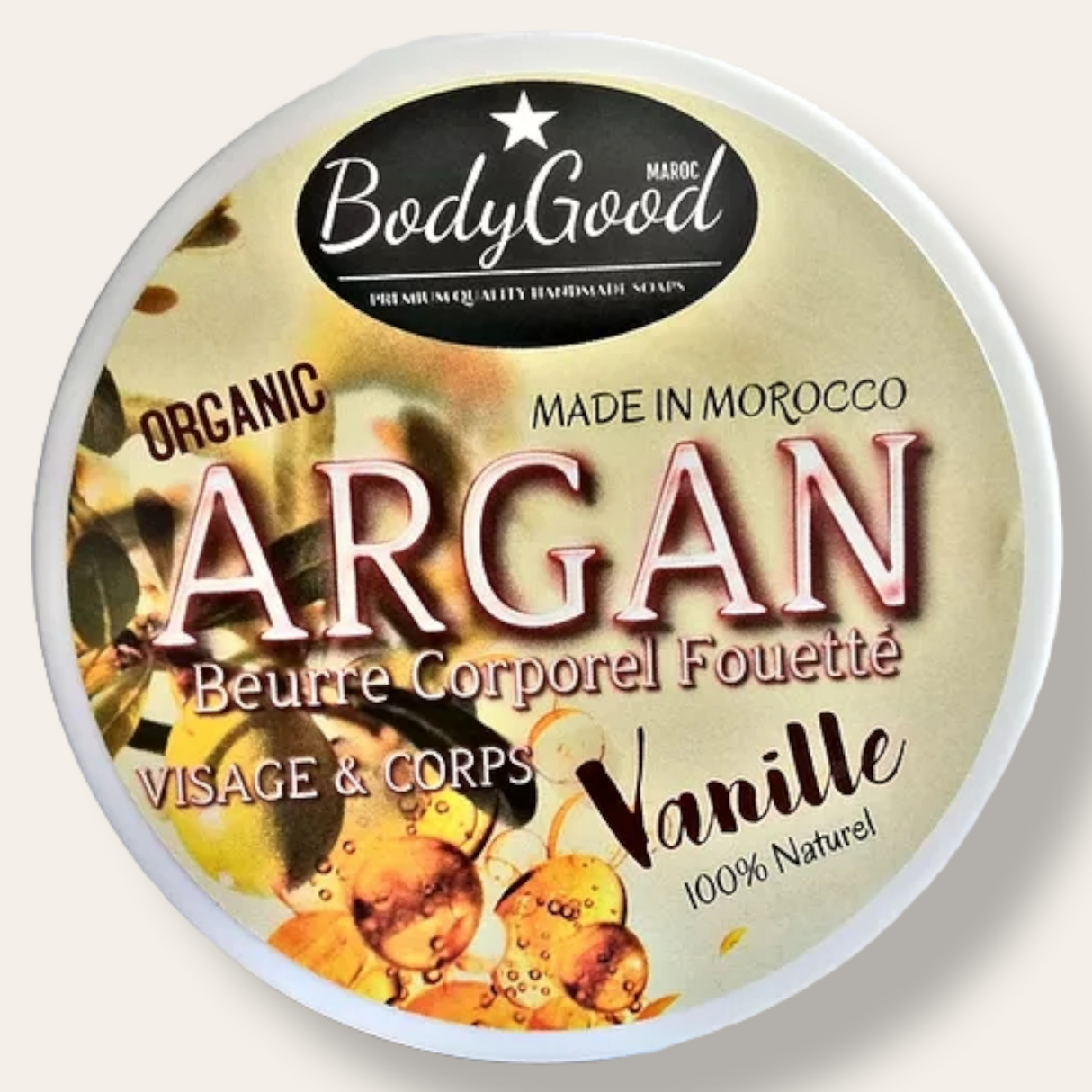 Beurre hydratant à l'huile d'argan