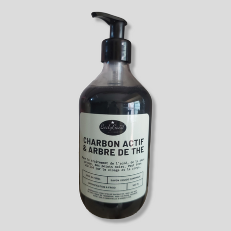 Savon Liquide Charbon et Arbre à Thé 