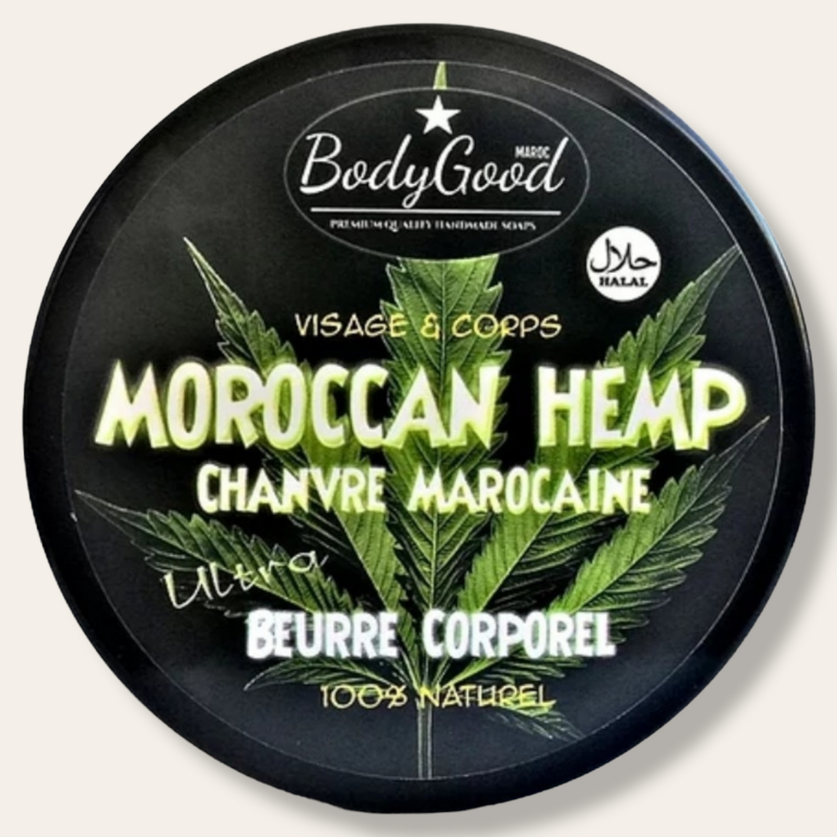 Beurre hydratant au chanvre marocain