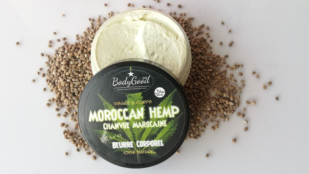 Beurre hydratant au chanvre marocain