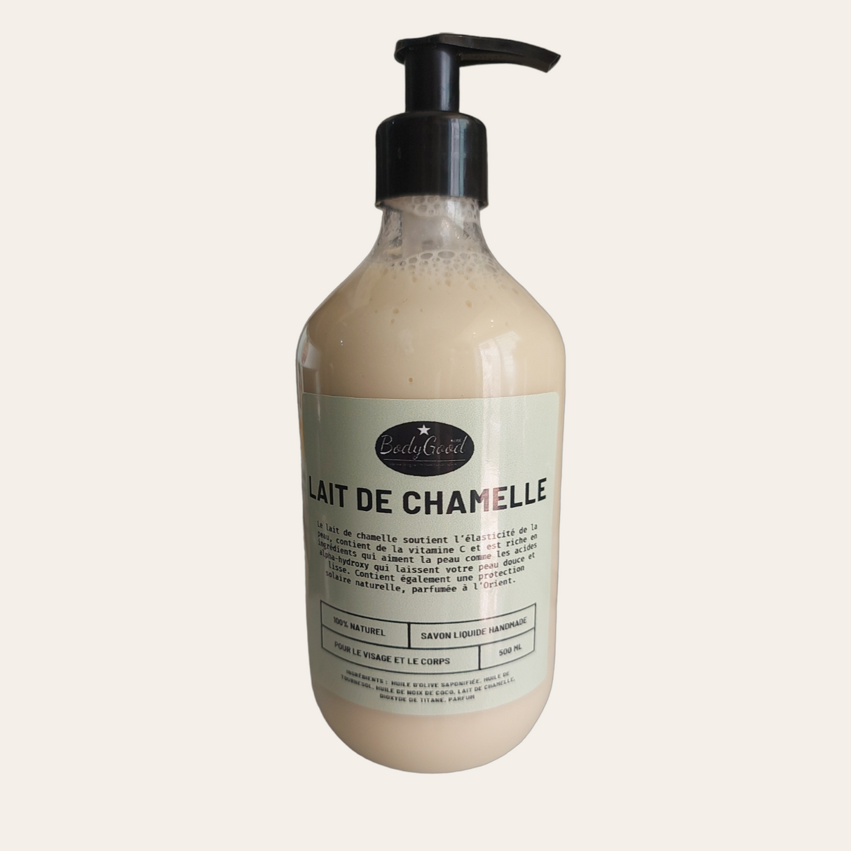 Savon liquide au lait de chamelle