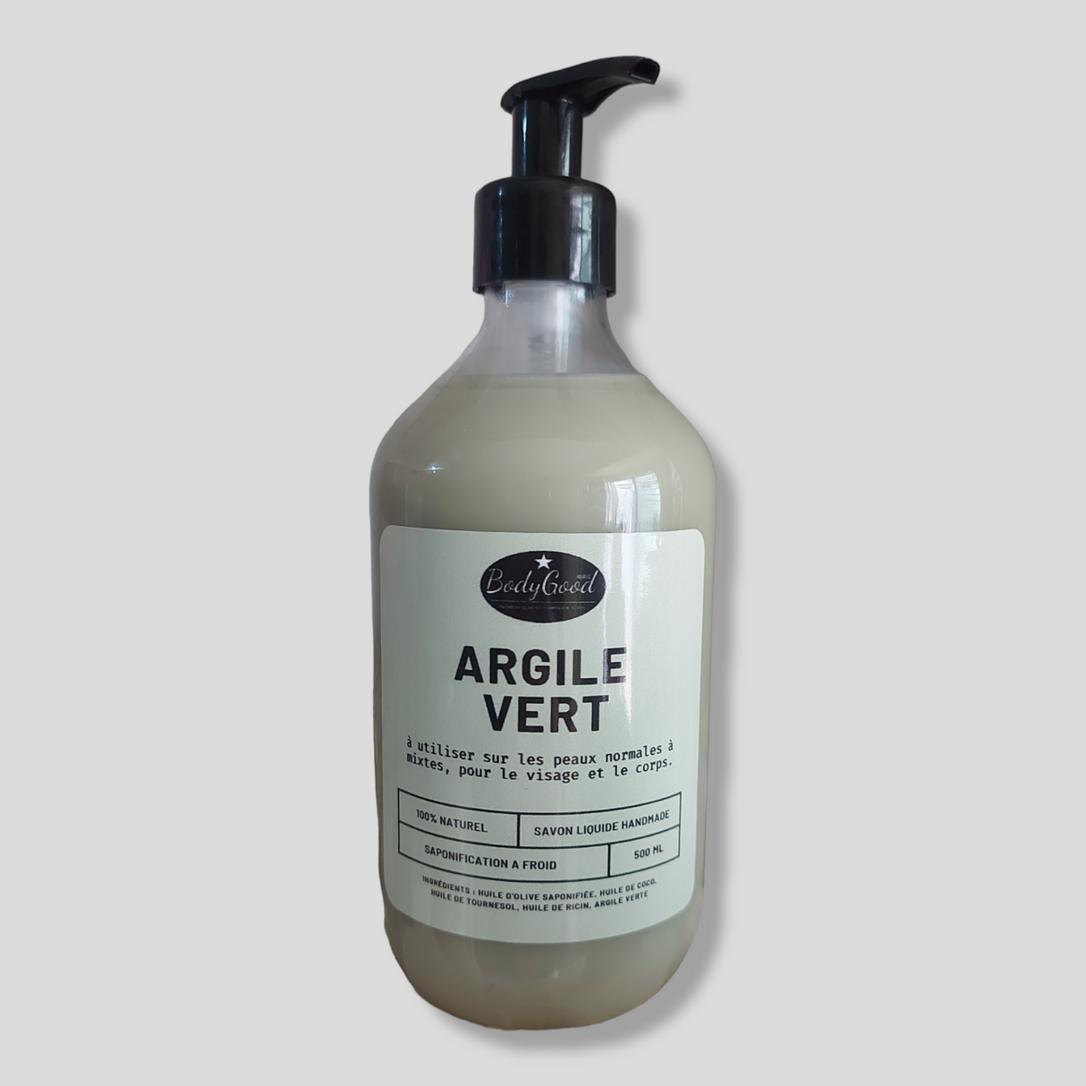 Savon Liquide Argile Verte